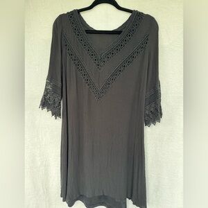 Wrangler Black Polyester Dress